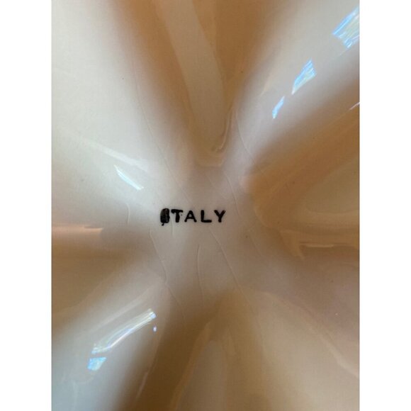 Large Ivory Ceramic Sweet Heart Multi Heart Serving Dish Candy Cheese - Picture 5 of 5